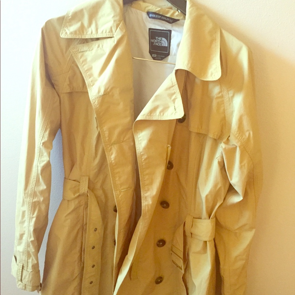 The North Face Rain trench coat, size large